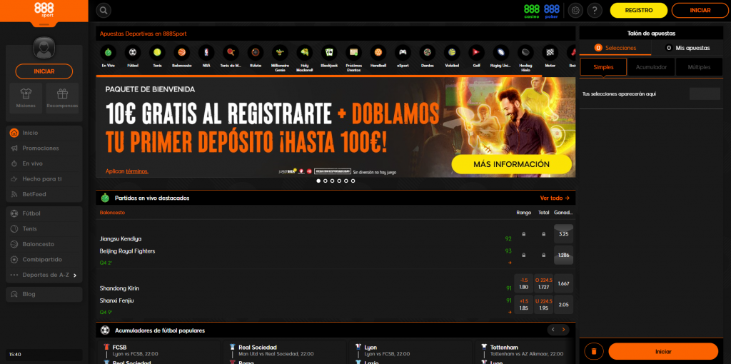 888sport Casa de Apuestas