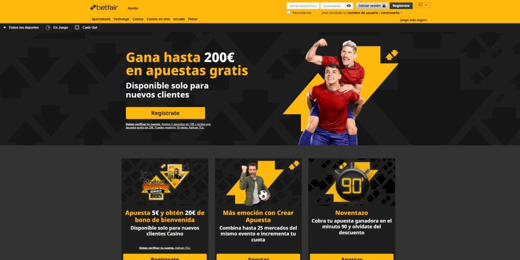Betfair apuestas