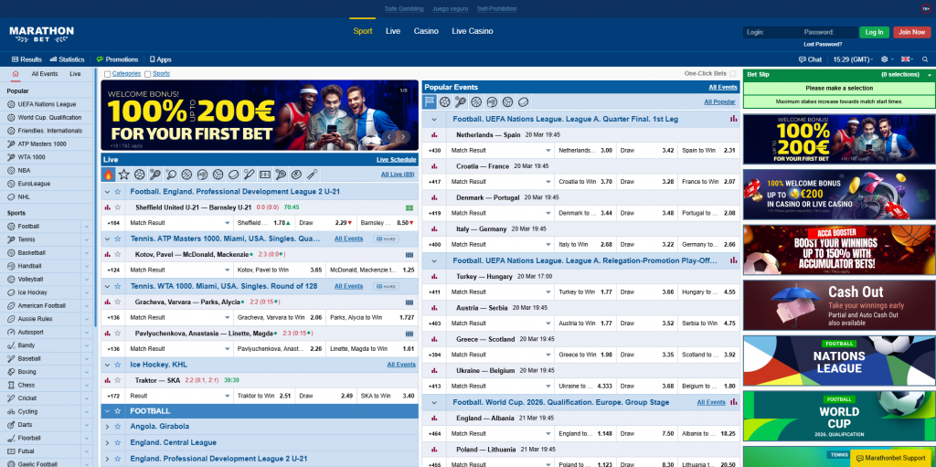 Marathonbet apuestas