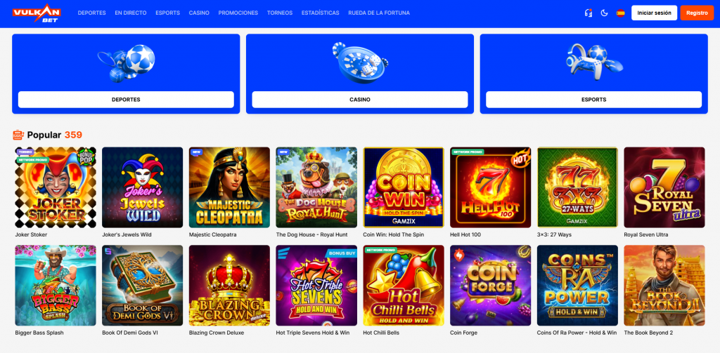 Vulkanbet apuestas